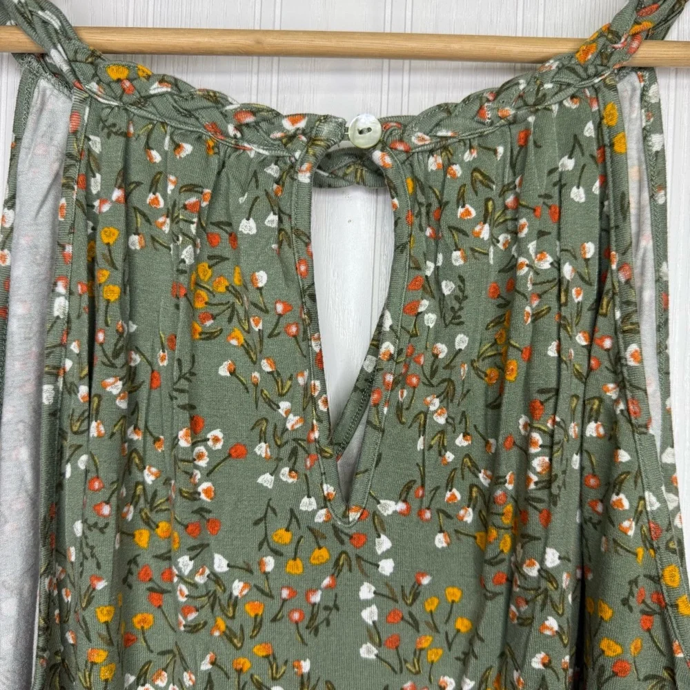 Daniel Rainn Kitura keyhole detail halter knit top size 1X - Picture 5 of 8